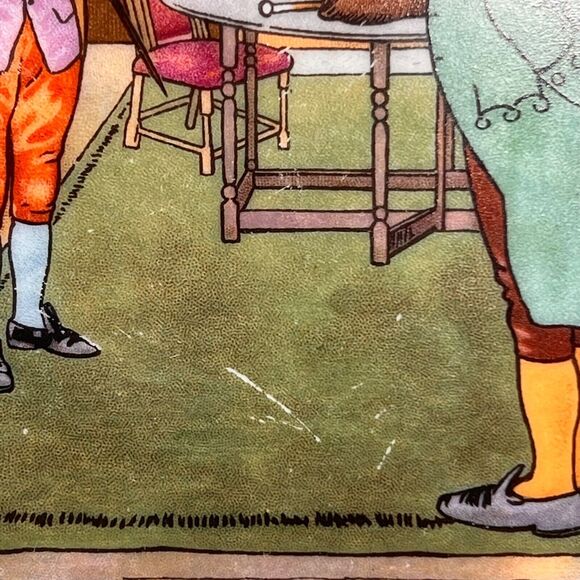 Vintage Imperial Crown Porcelain Plate China Austria The Rivals by Victor Venner - Picture 6 of 8